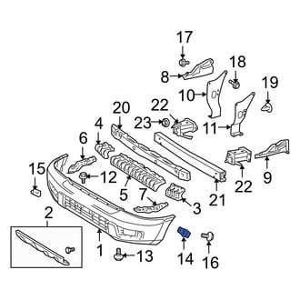 Toyota OE - Bumper Cover Retainer