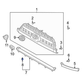 Toyota OE - Grille Retainer