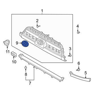 Toyota OE - Front Grille Emblem