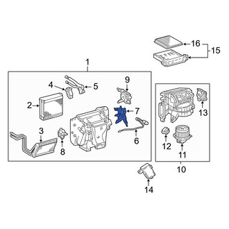 Toyota OE - Right HVAC Air Inlet Door Actuator