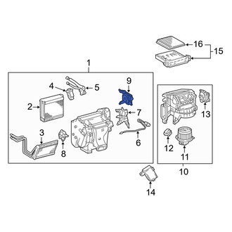 Toyota OE - HVAC Air Inlet Door Actuator