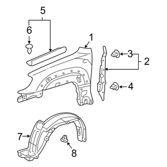 Toyota OE - Fender & Components