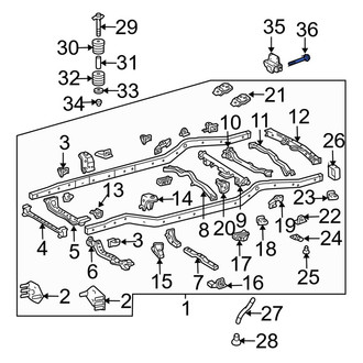 Toyota OE - Trailer Hitch Receiver Bolt
