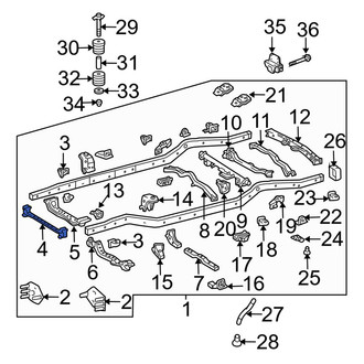 Toyota OE - Front Frame Crossmember