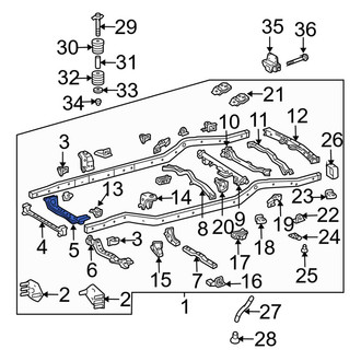 Toyota OE - Front Frame Crossmember