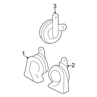 Toyota OE - Electrical - Horn