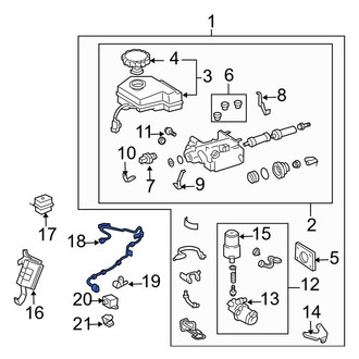Toyota OE - Front Left ABS Wheel Speed Sensor Wiring Harness