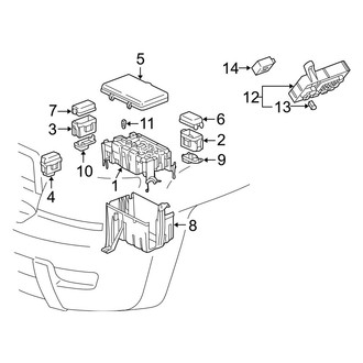 Toyota OE - Electrical Components (Engine Compartment)