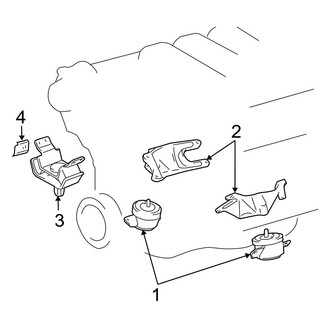 Toyota OE - Engine & Transmission Mounting (4.7L)