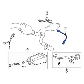 Toyota OE - Rear Left Oxygen Sensor