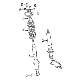 Toyota OE - Suspension Strut Mount Nut