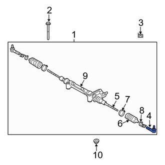 Toyota OE - Right Outer Steering Tie Rod End