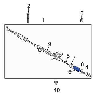 Toyota OE - Rack and Pinion Bellows