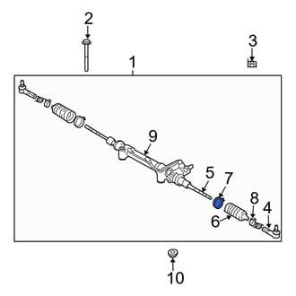 Toyota OE - Rack and Pinion Bellows Clamp