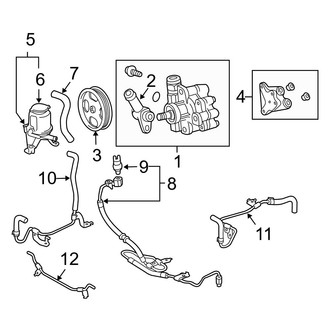 Toyota OE - Steering Gear & Linkage - Pump & Hoses