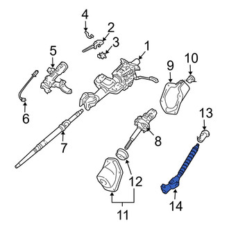 Toyota OE - Lower Steering Shaft