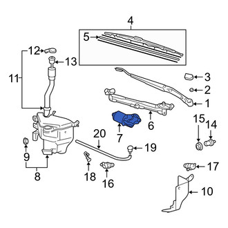 Toyota OE - Front Wiper Motor