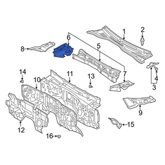 Toyota OE - Right Cowl Side Panel