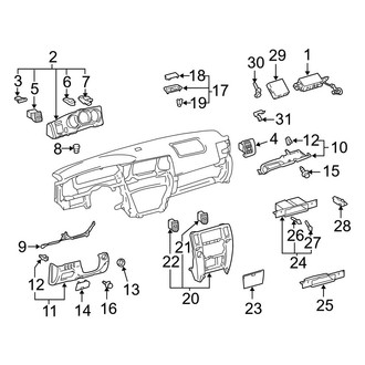 Toyota OE - Instrument Panel Components