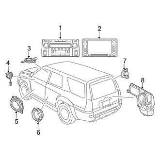 Toyota OE - Instrument Panel - Sound System
