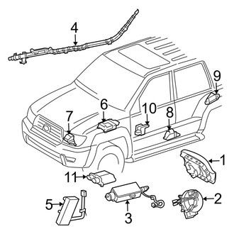 Toyota OE - Restraint Systems - Air Bag Components