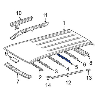 Toyota OE - Roof Panel Reinforcement