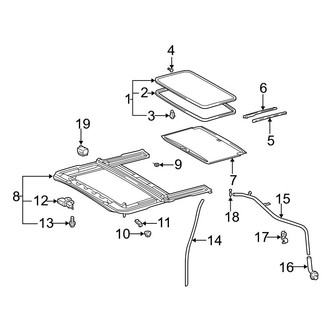 Toyota OE - Roof - Sunroof