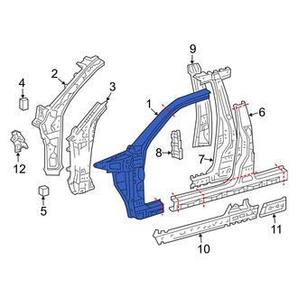 Toyota OE - Left Outer Body A-Pillar