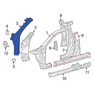 Toyota OE - Left Inner Body A-Pillar