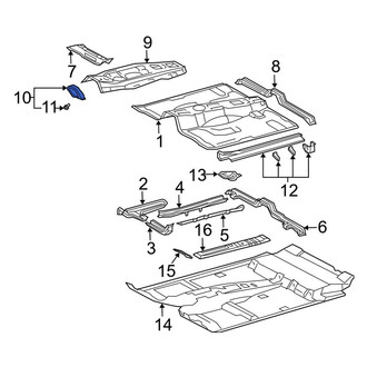 Toyota OE - Foot Rest