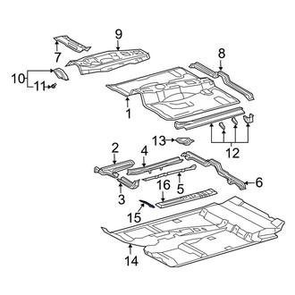 Toyota OE - Front Floor Pan Heat Shield