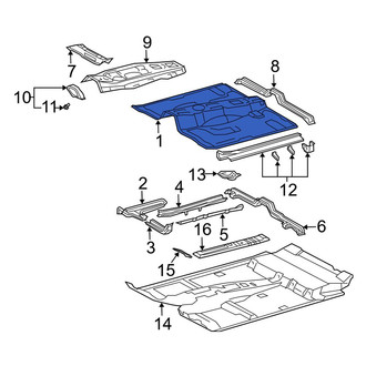 Toyota OE - Front Floor Pan