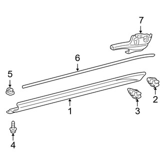 Toyota OE - Pillars, Rocker & Floor - Exterior Trim
