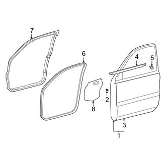 Toyota OE - Front Hood Stop Buffer