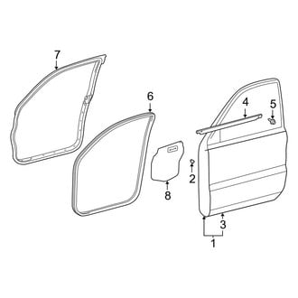 Toyota OE - Front Door - Door & Components