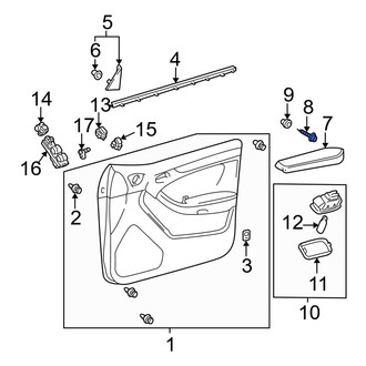 Toyota OE - Door Interior Trim Panel Screw
