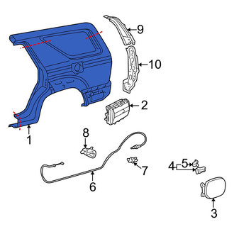 Toyota OE - Rear Left Quarter Panel