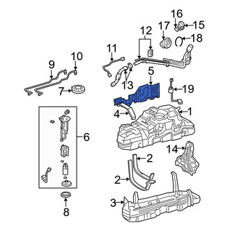 Toyota OE - Lower Fuel Tank Shield