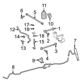 Toyota OE - Rear Suspension Stabilizer Bar Link Bushing