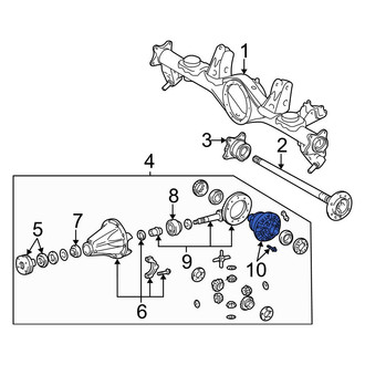 Toyota OE - Rear Differential Housing