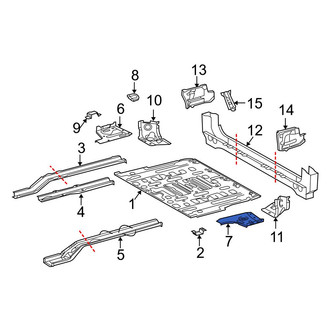Toyota OE - Rear Left Floor Extension