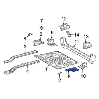 Toyota OE - Rear Left Floor Extension