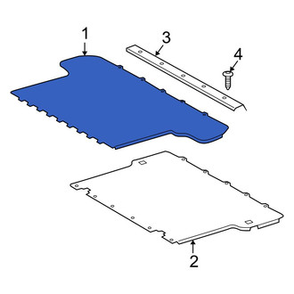 Toyota OE - Rear Trunk Mat
