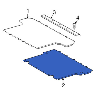Toyota OE - Rear Trunk Mat