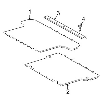 Toyota OE - Rear Body & Floor - Interior Trim (W/O 3rd Seat)