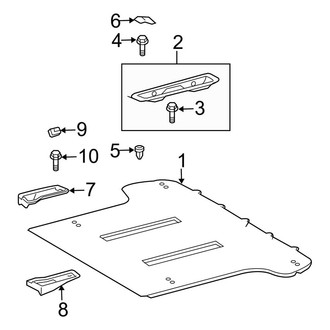 Toyota OE - Rear Body & Floor - Interior Trim (With 3rd Seat)