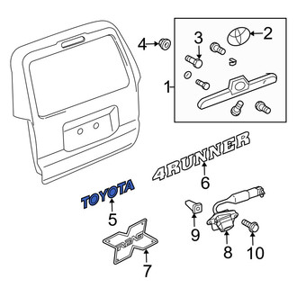 Toyota OE - Rear Hatch Emblem