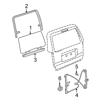 Toyota OE - Lift Gate - Glass & Hardware