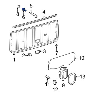 Toyota OE - Liftgate Pull Handle Screw