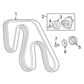 Toyota OE - Cooling - Belts & Pulleys (4.0L)
